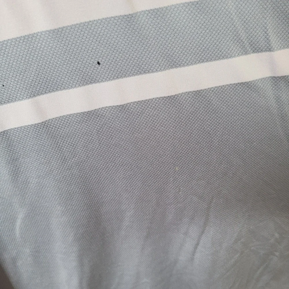 Nike Shirt Mens XL Blue Striped Polo Standard‎ Fit Dri Fit Woodhaven Golf Casual